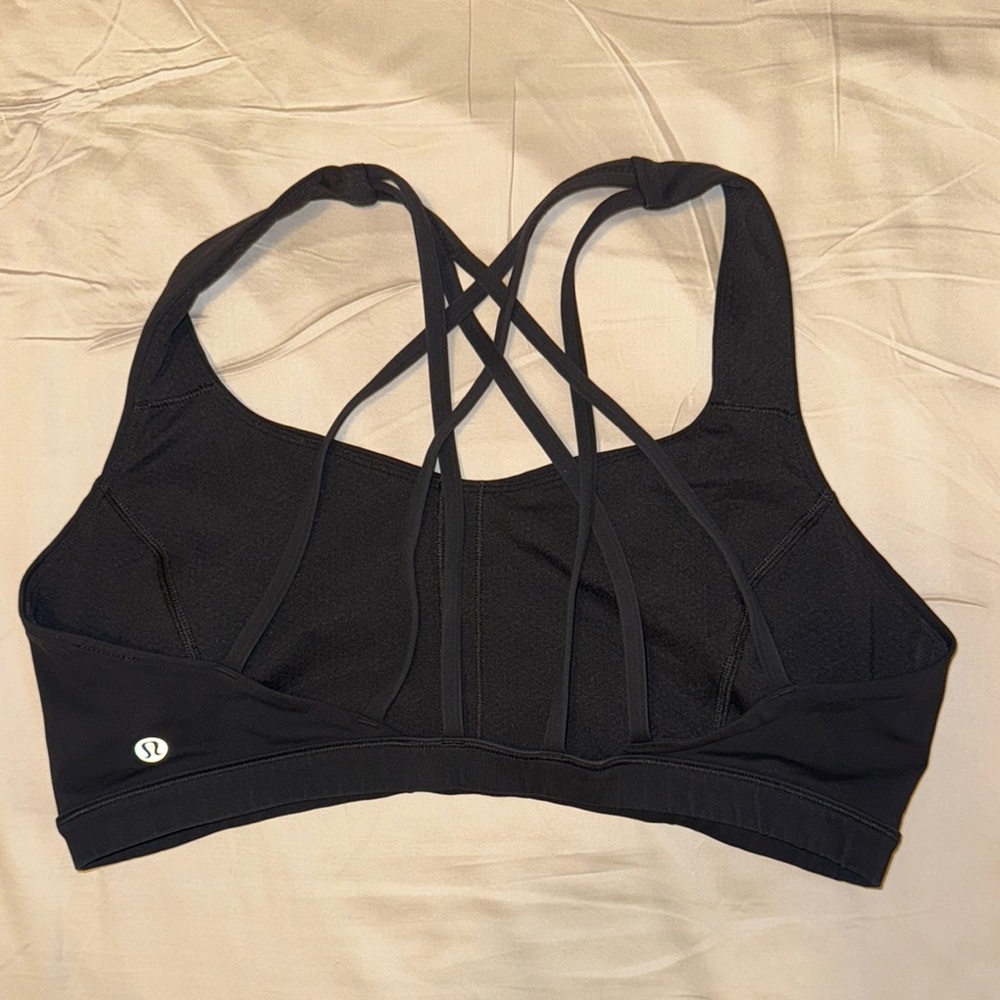 Lululemon Athletica - Energy Sports Bra, Black, Size 12